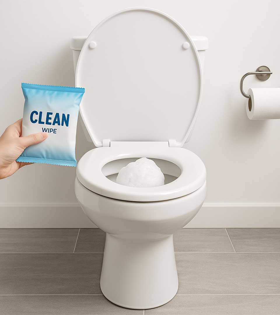 Hygienic Toilet Wet Wipes